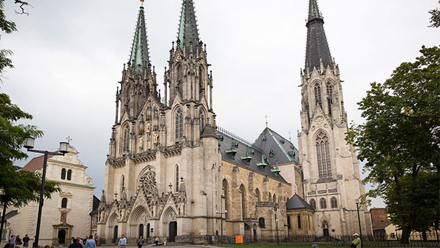 Catedral de San Venceslao en Olomouc, Moravia