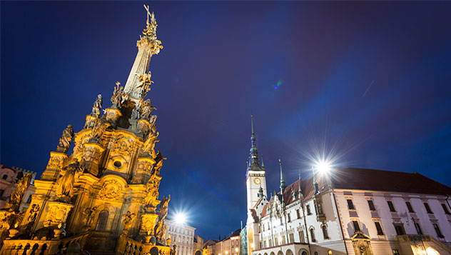 Columna de la Santísima Trinidad, Olomouc (Moravia)