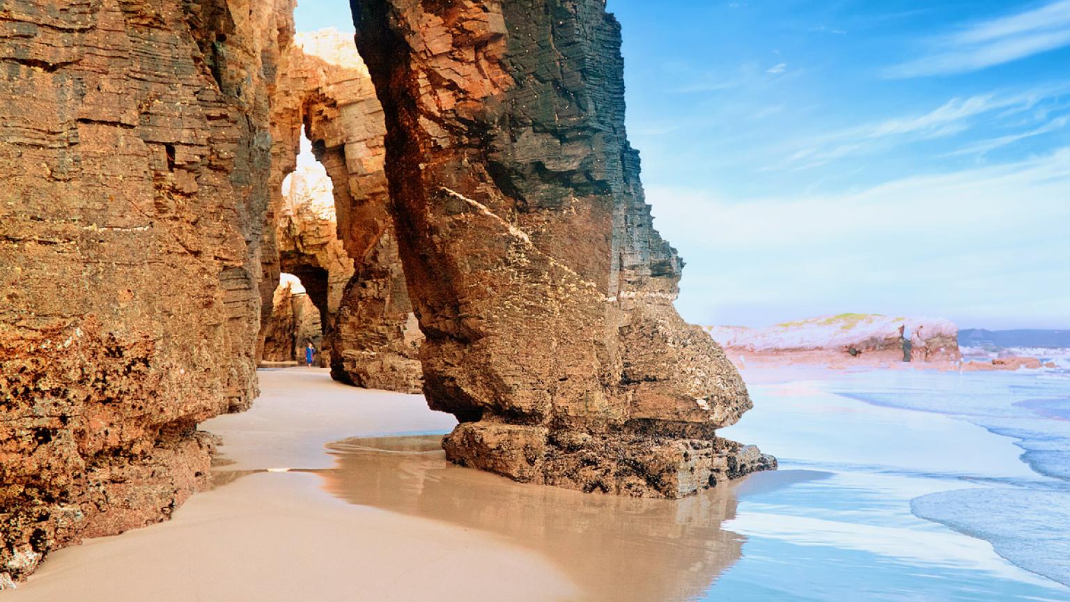 Playa de Las Catedrales, Galicia, España