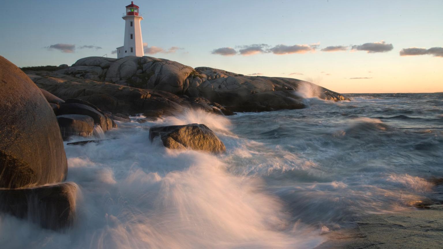 Fora de Peggy’s Cove.