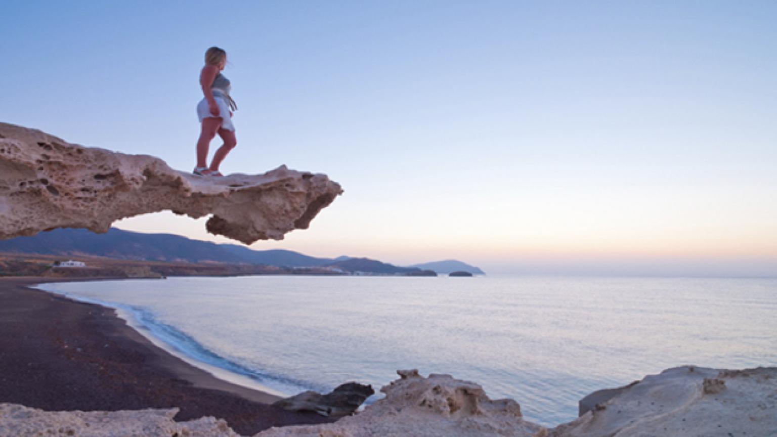 El mar de Cabo de Gata, Almería, Andalucía, España