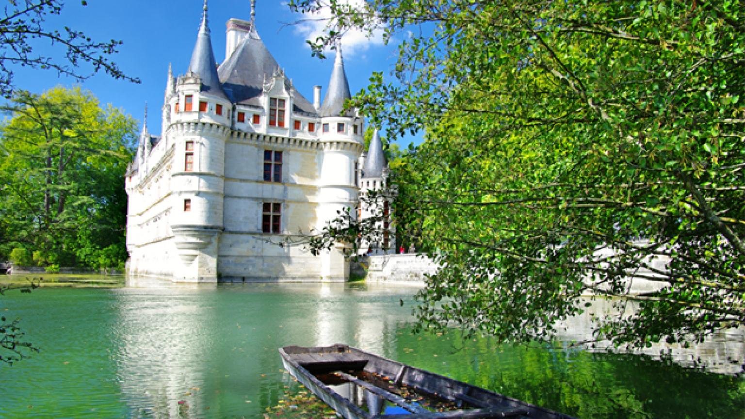 Castillo de Azay-le-Rideau, Valle del Loira, Francia