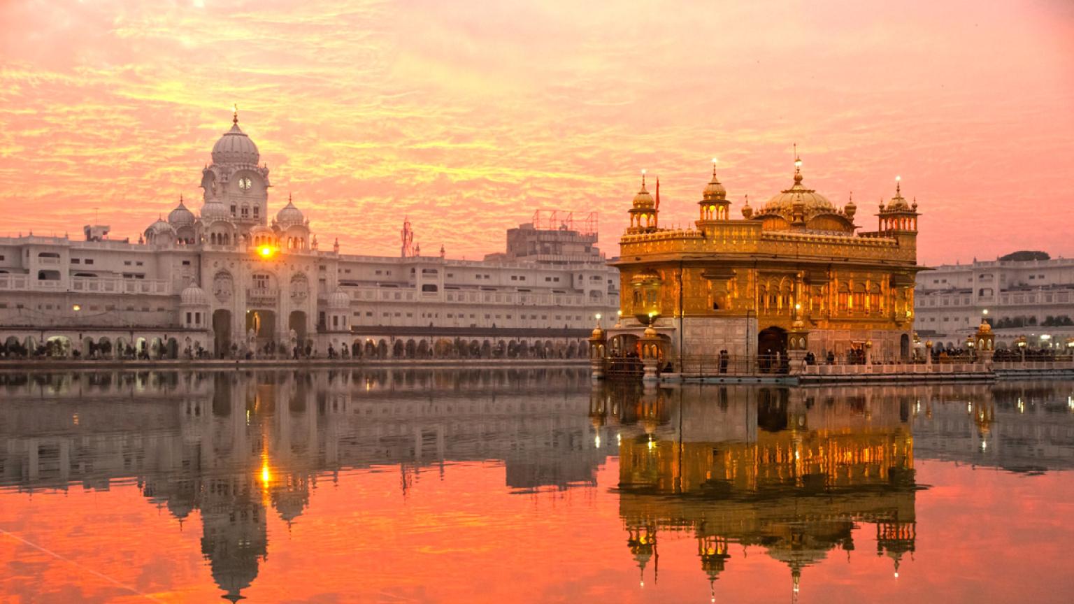 Templo Dorado de Amristar, Punjab, India