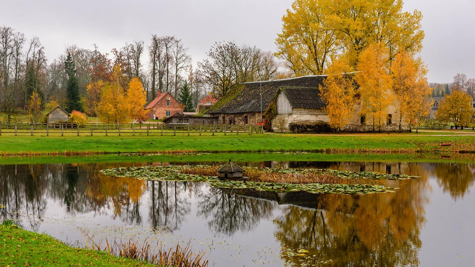 Parque Nacional Gauja, Letonia, en octubre