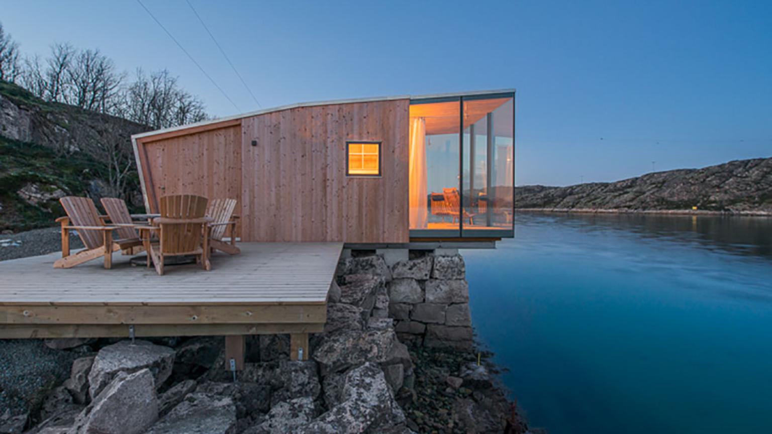 Hotel en Manshausen, Islas Lofoten, Noruega, Europa