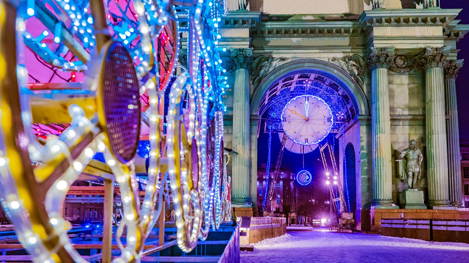 Fin de Año en San Petersburgo, Rusia