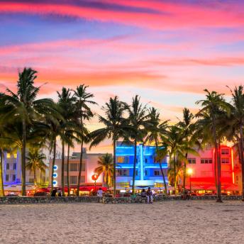 Ocean Drive, South Beach, Miami, Florida, EEUU