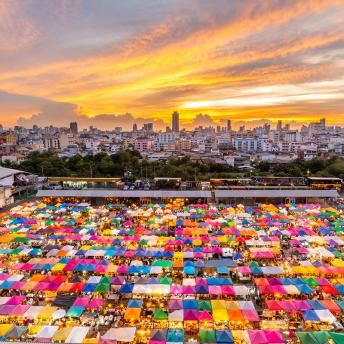 Mercado de fin de semana de Chatuchak, Bangkok, Tailandia