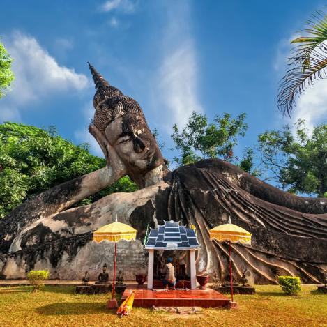 Wat Xieng Khuan Buddha, Vientiane, Laos