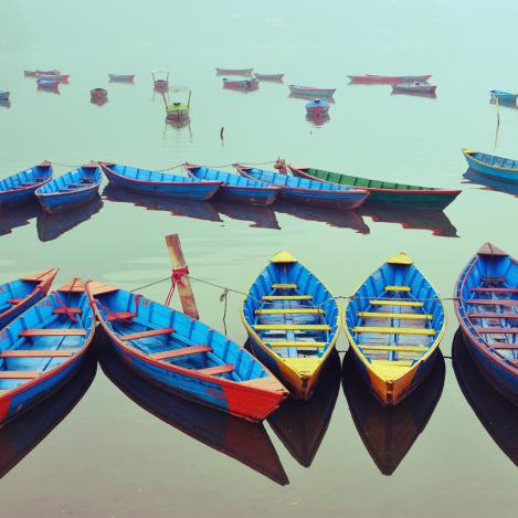 Lago Fewa, Pokhara, Nepal