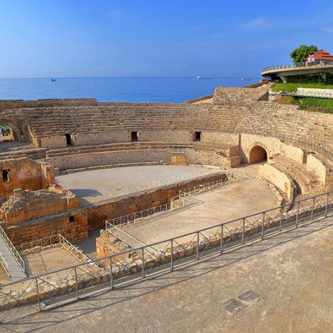 Anfiteatro romano, Tarragona, Cataluña, España