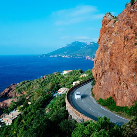 Grande Corniche, Las tres Corniches, Provenza y la Costa Azul, Francia