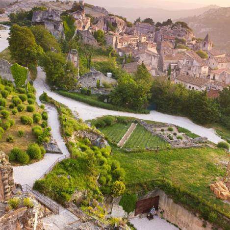 Les-Baux-de-Provence, Les Alpilles, Provenza, Francia