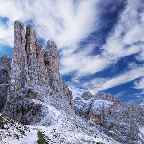 Torres del Vajolet, Dolomitas, Italia