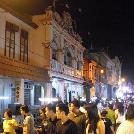 Mercado nocturno de Jonker, Malaca, Malasia