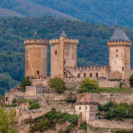 Castillo de Foix, Francia