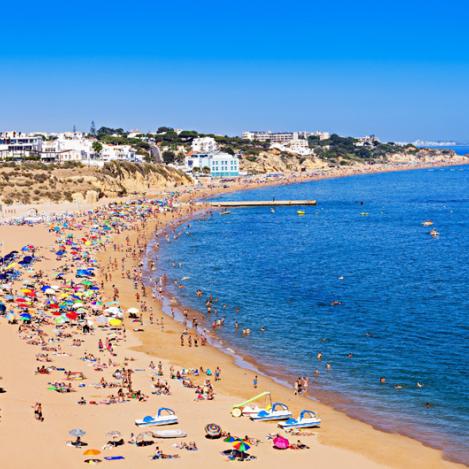 Playa Albufeira, Agarve, Portugal