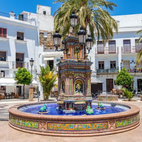 Plaza de España de Vejer.