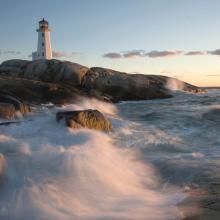 Fora de Peggy’s Cove.