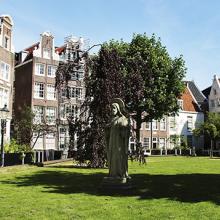 Patio de Begijnhof, Ámsterdam, Países Bajos