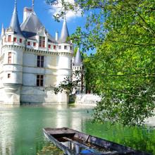 Castillo de Azay-le-Rideau, Valle del Loira, Francia