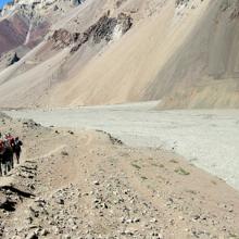 Ruta de los Horcones, Aconcagua, Argentina