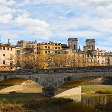 Vista de Girona, uno de los escenarios españoles de la sexta temporada de la serie Juego de Tronos