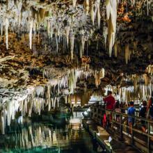 La cueva Crystal, Bermudas