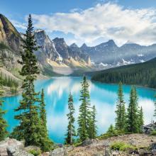 Lago Moraine, Banff National Park, Canadá