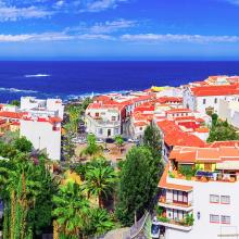 Garachico, pueblo de costa de Tenerife, Canarias, España