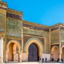 Mequínez, Marruecos, puerta de Bab Mansour