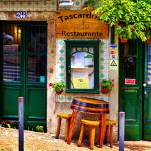 Restaurante en Lisboa, Portugal