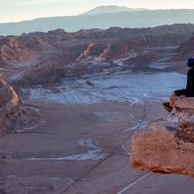 Sudamérica, Chile, Piedra del Coyote en San Pedro de Atacama