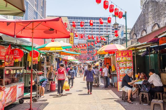 Petaling St., en Kuala Lumpur. ©gracethang/Getty Images