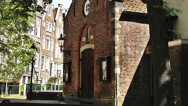 La iglesia Inglesa de Begijnhof, en Ámsterdam