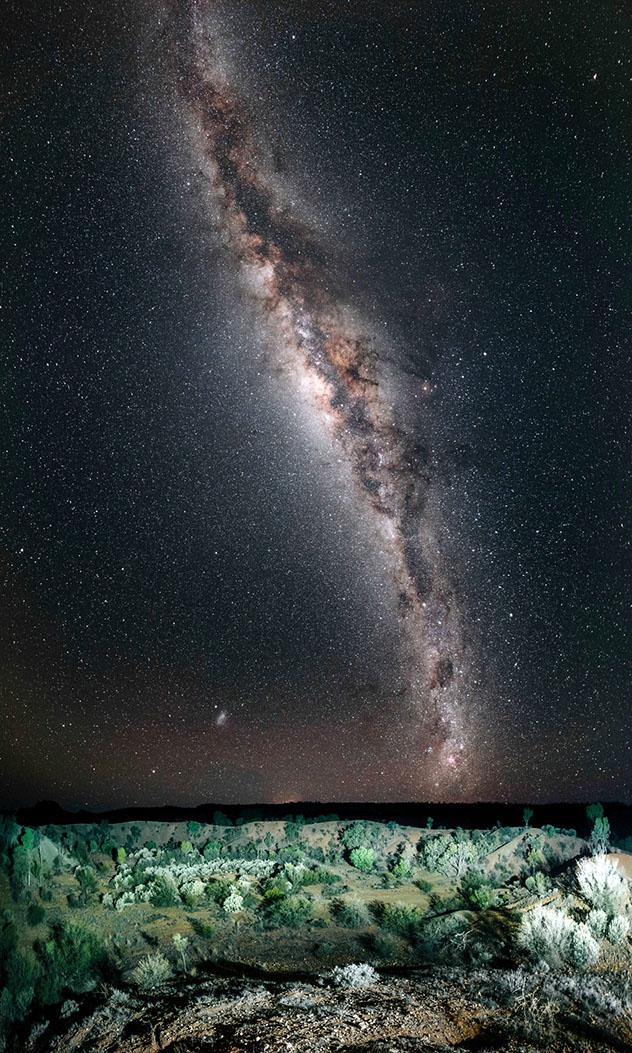 Cielo oscuro en Australia, Vía Láctea