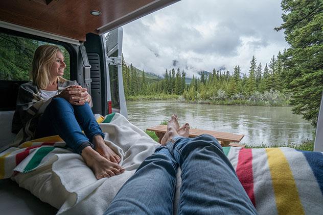 La belleza natural de Canadá convierte a este país en uno de los grandes destinos para viajar en autocaravana o furgoneta camper © swissmediavision / Getty Images