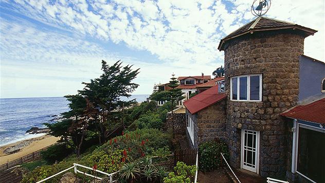 El océano de su hogar en Isla negra inspiró algunas de las mejores obras de Neruda © De Agostini / V. Giannella / Getty Images