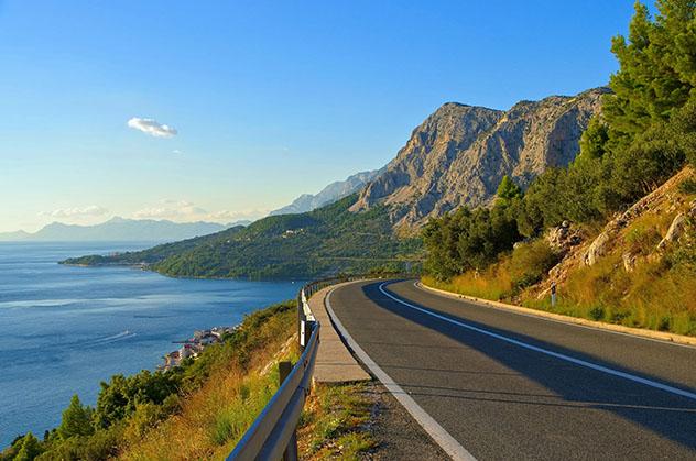 Carretera de Europa: Jadranska Magistrale, la carretera Adriática, Croacia y Montenegro