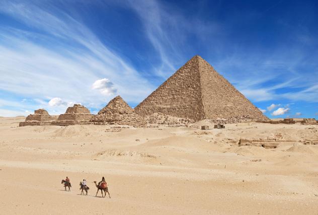 Las pirámides de Giza, Egipto © Waj / Shutterstock