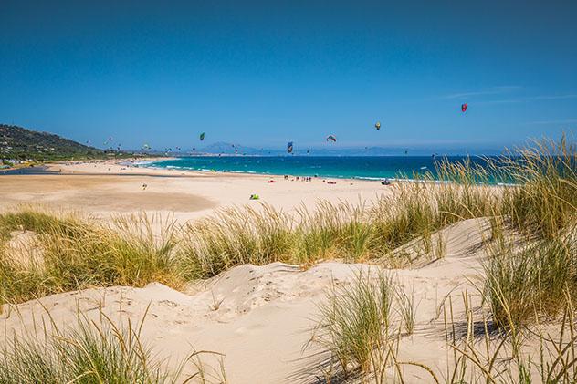 Playa de Valdevaqueros, Tarifa, Cádiz, Andalucía, España