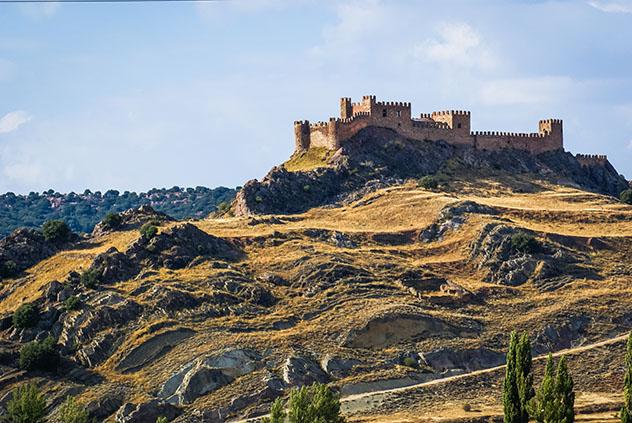 Castillo de la Riba de Santiuste, Guadalajara, Castilla-La Mancha, España