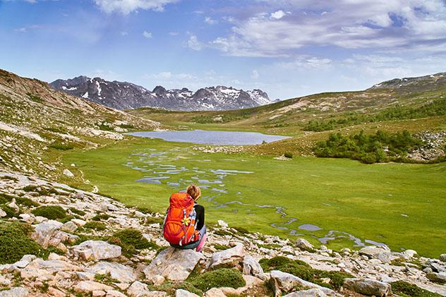 Hacer senderismo de ensueño en la GR20, Córcega, Francia