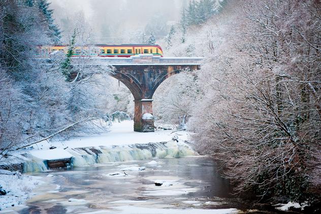 Tramos ferroviarios de Escocia