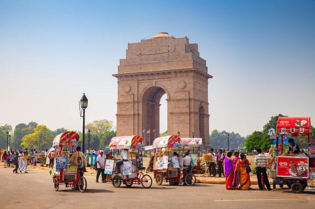 Delhi, ciudad en la que empieza el viaje en autobús