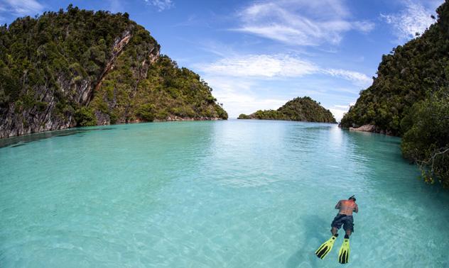 Más de 1500 islas e islotes cubiertos de jungla forman Raja Ampat, Indonesia © Ethan Daniels / Shutterstock