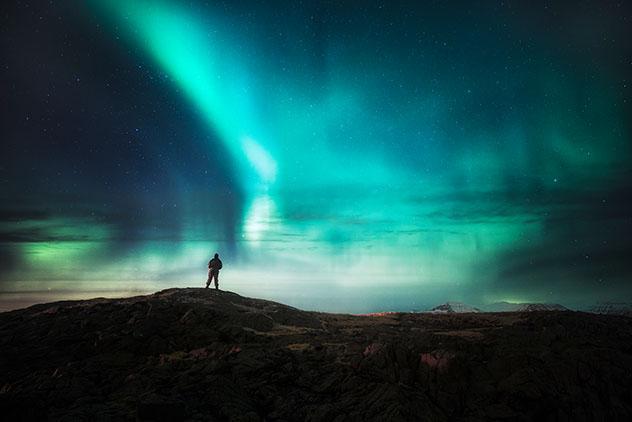 Aurora boreal, Islandia