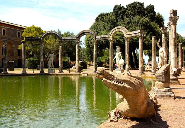 Villa Adriana de Tivoli, Italia