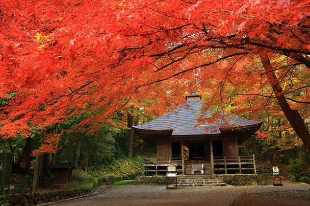 Templo Chūson-ji en Hiraizumi, Tohoku, Japón