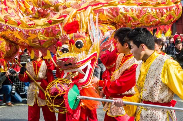   En Chinatown se celebra el Año Nuevo chino a bombo y platillo © Tadeusz Ibrom / Shutterstock